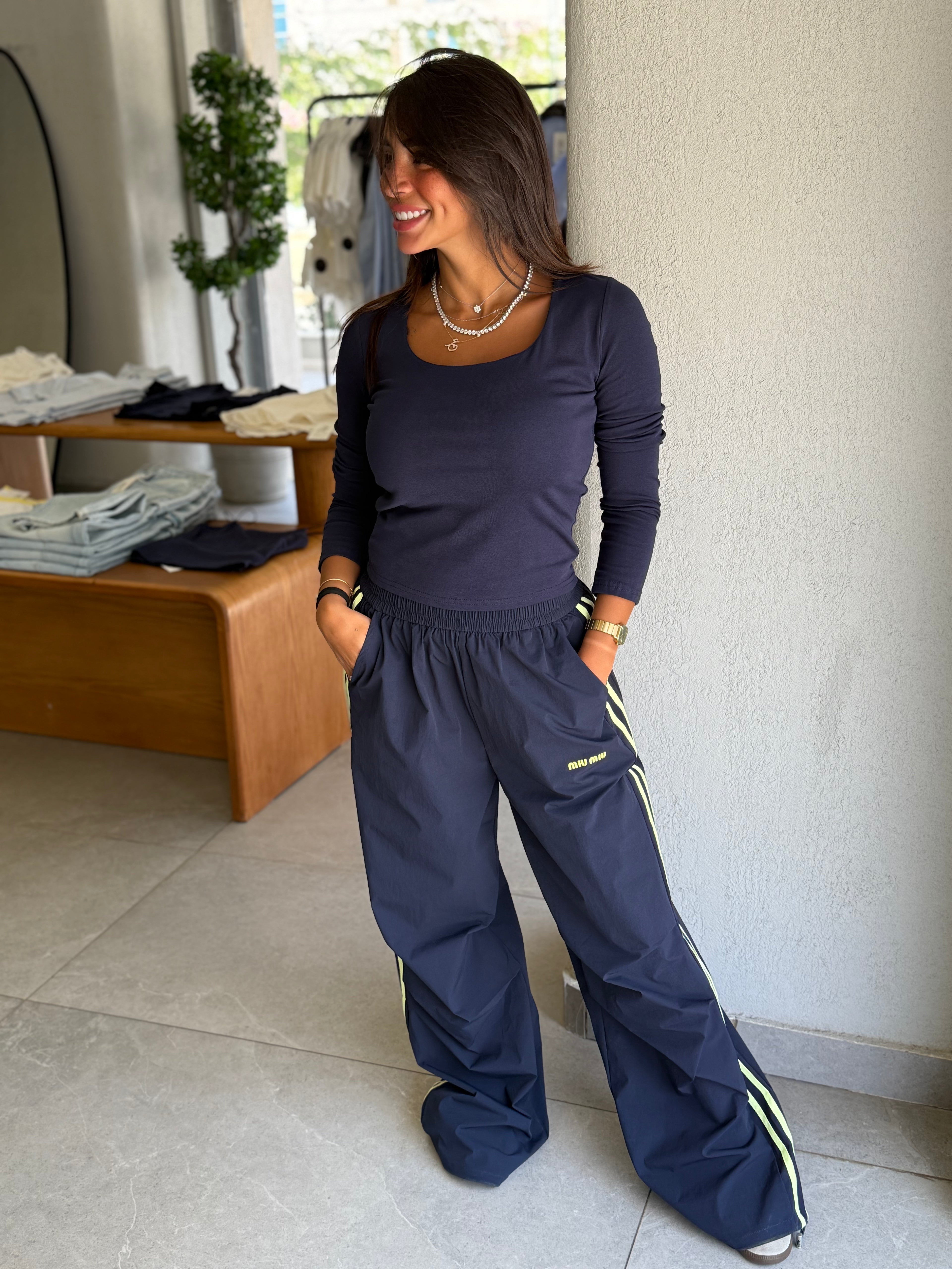 Easywear Top - Navy