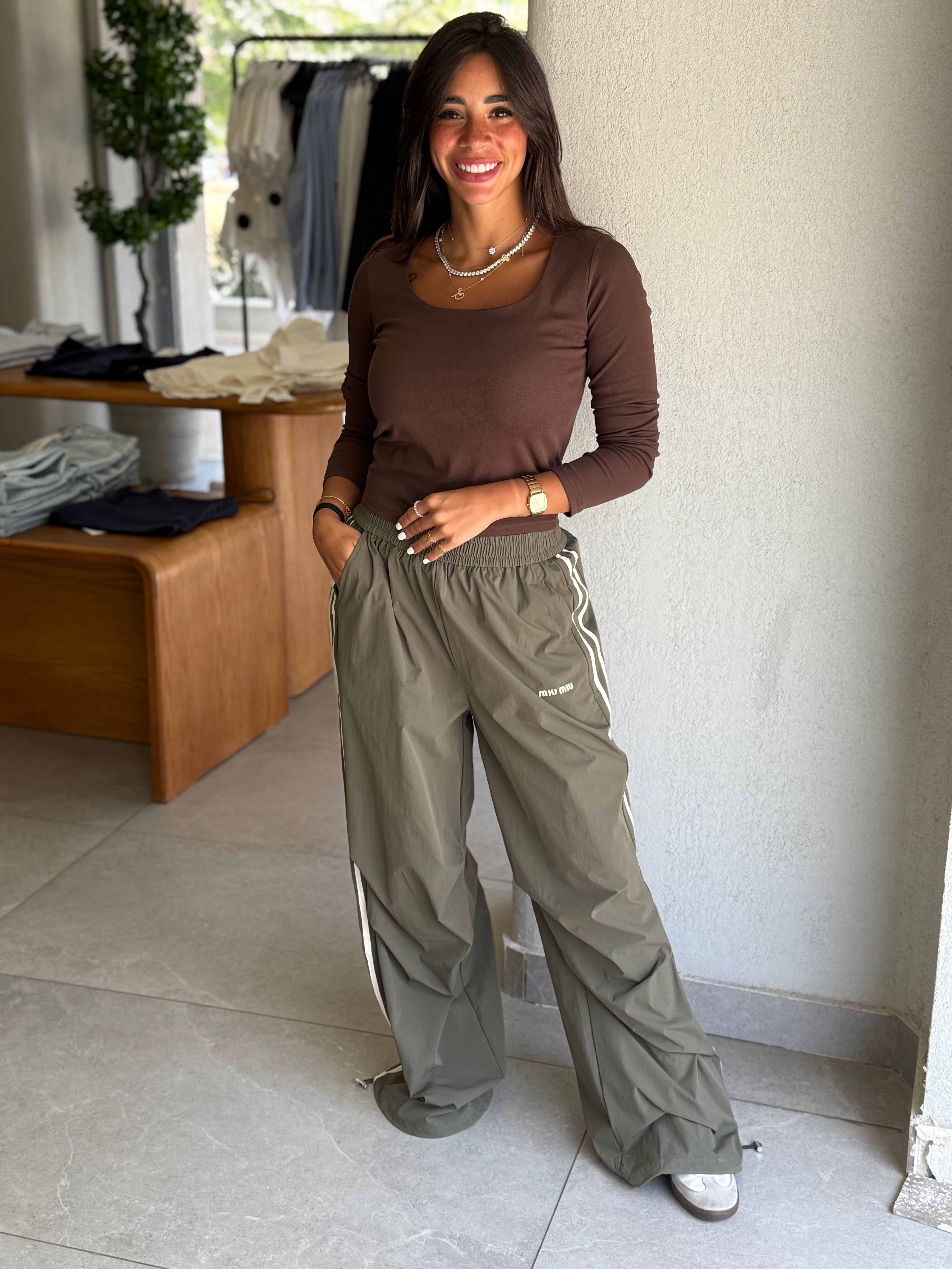 Easywear Top - Brown