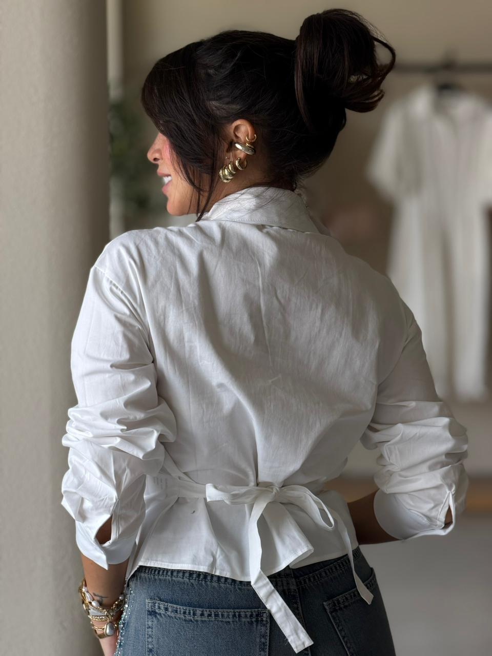 Open Shirt - White