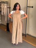 Linen Jumpsuit - Coffe