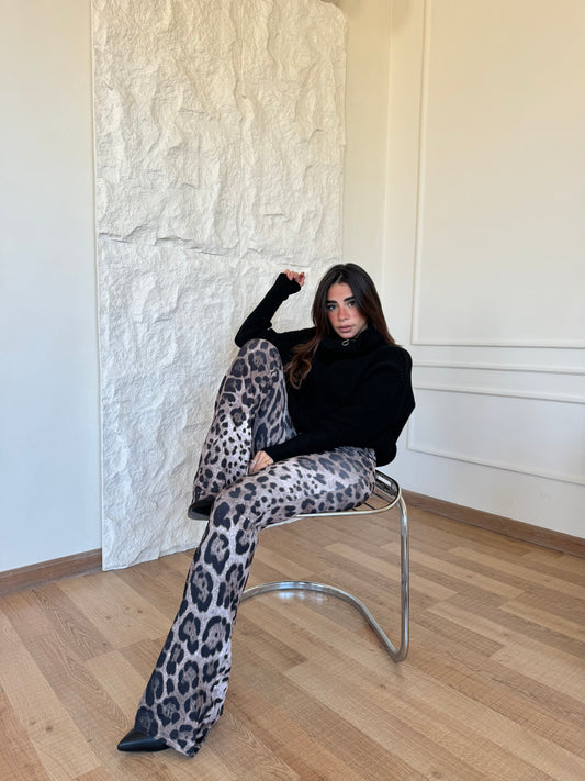 Leopard Flare Leggings