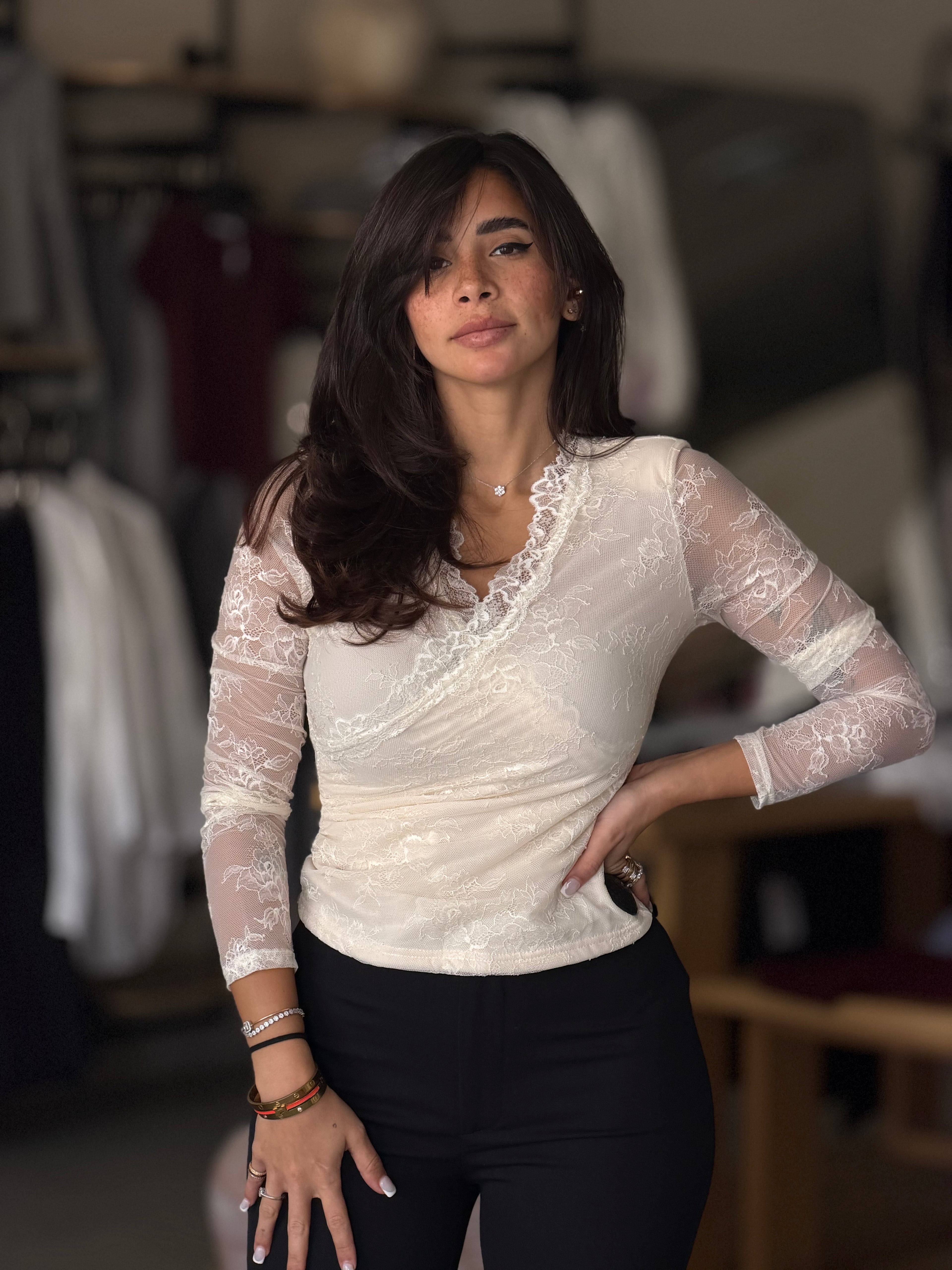 Lace Top - Offwhite