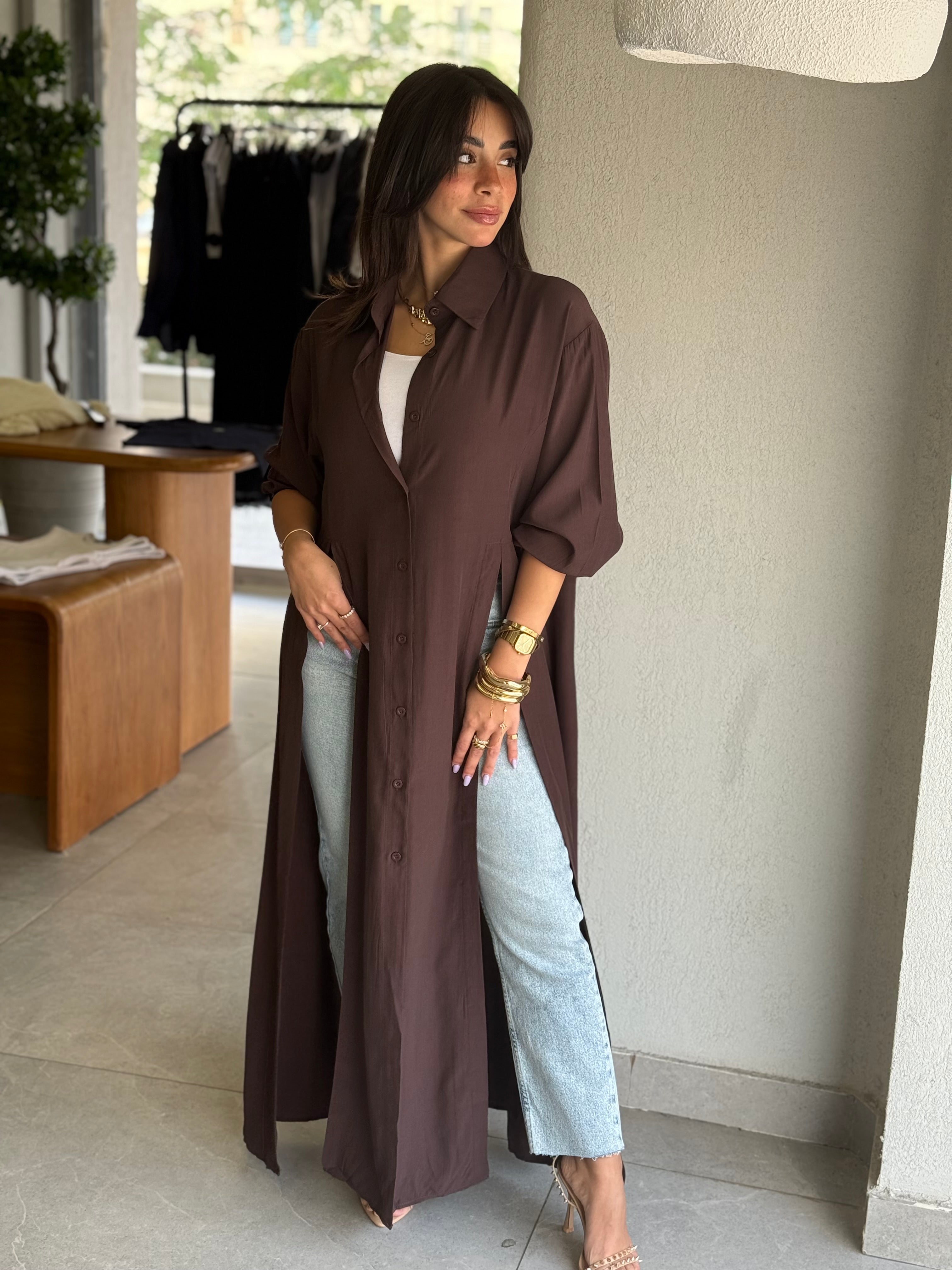 Two ways shirt - brown
