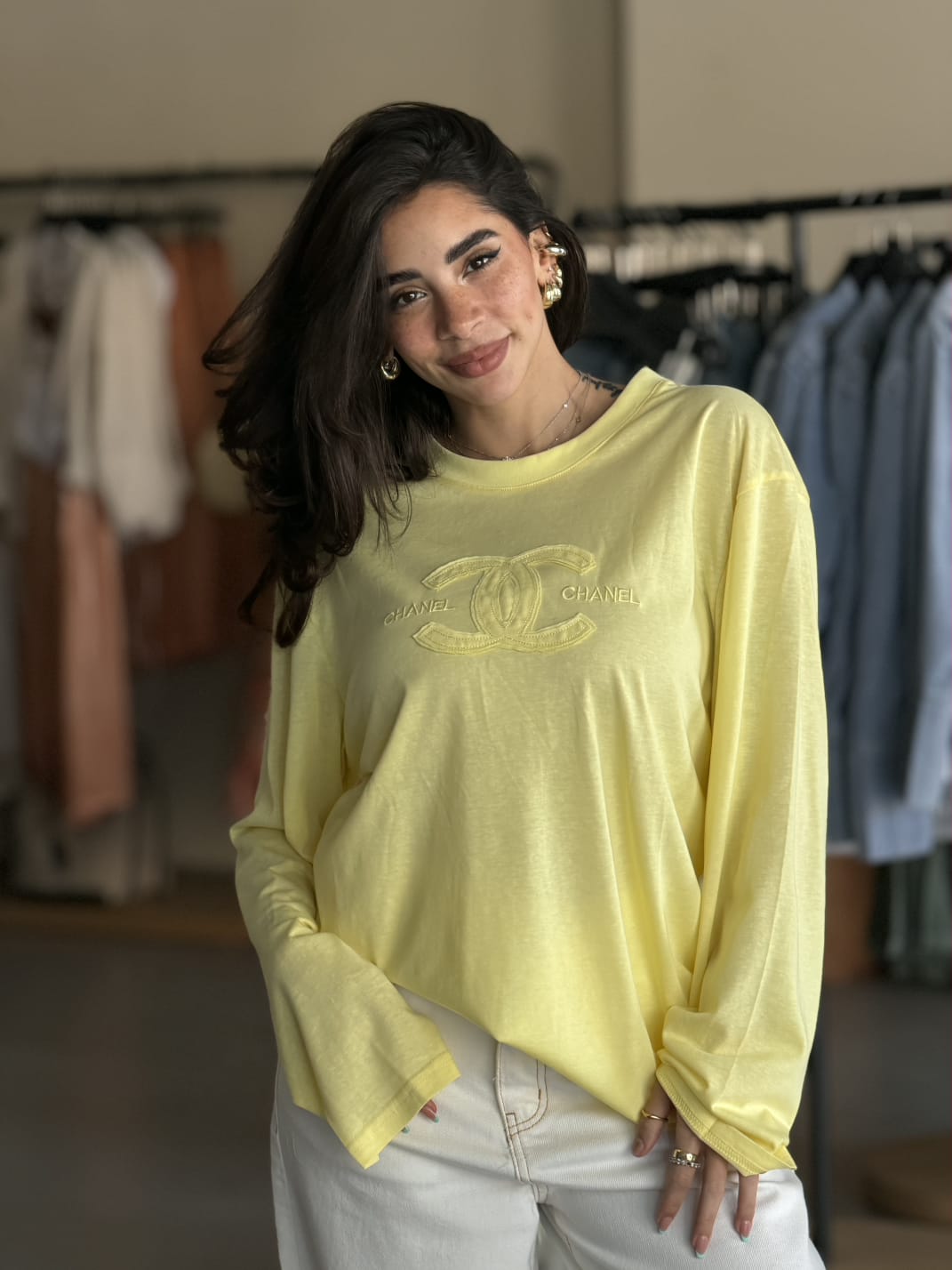 Channel t-shirt _yellow