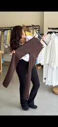 Flare leggings  - brown