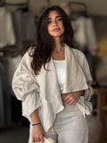 Pure Linen Jacket - Beige