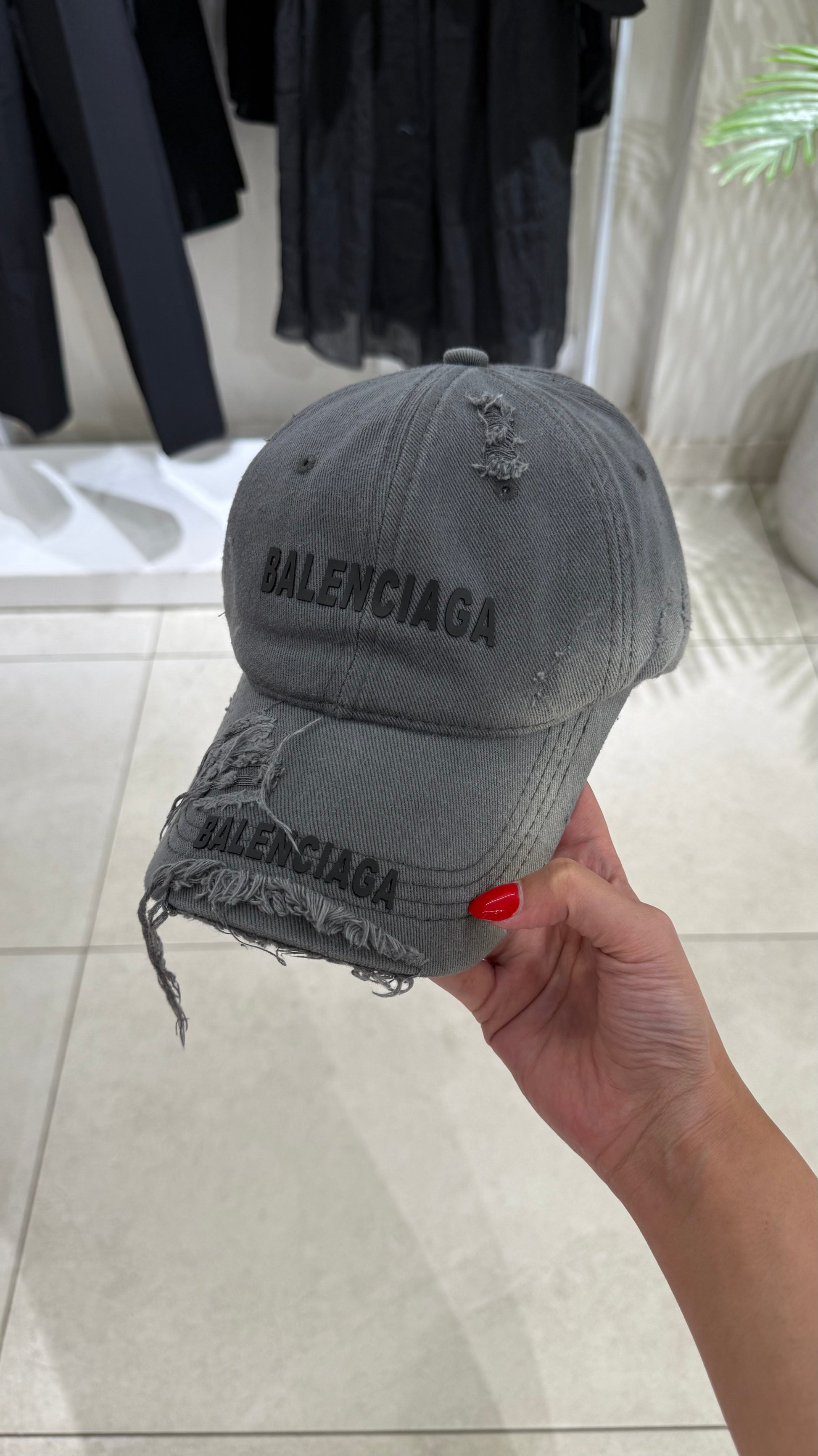 BALENCIAGA Cap - Grey