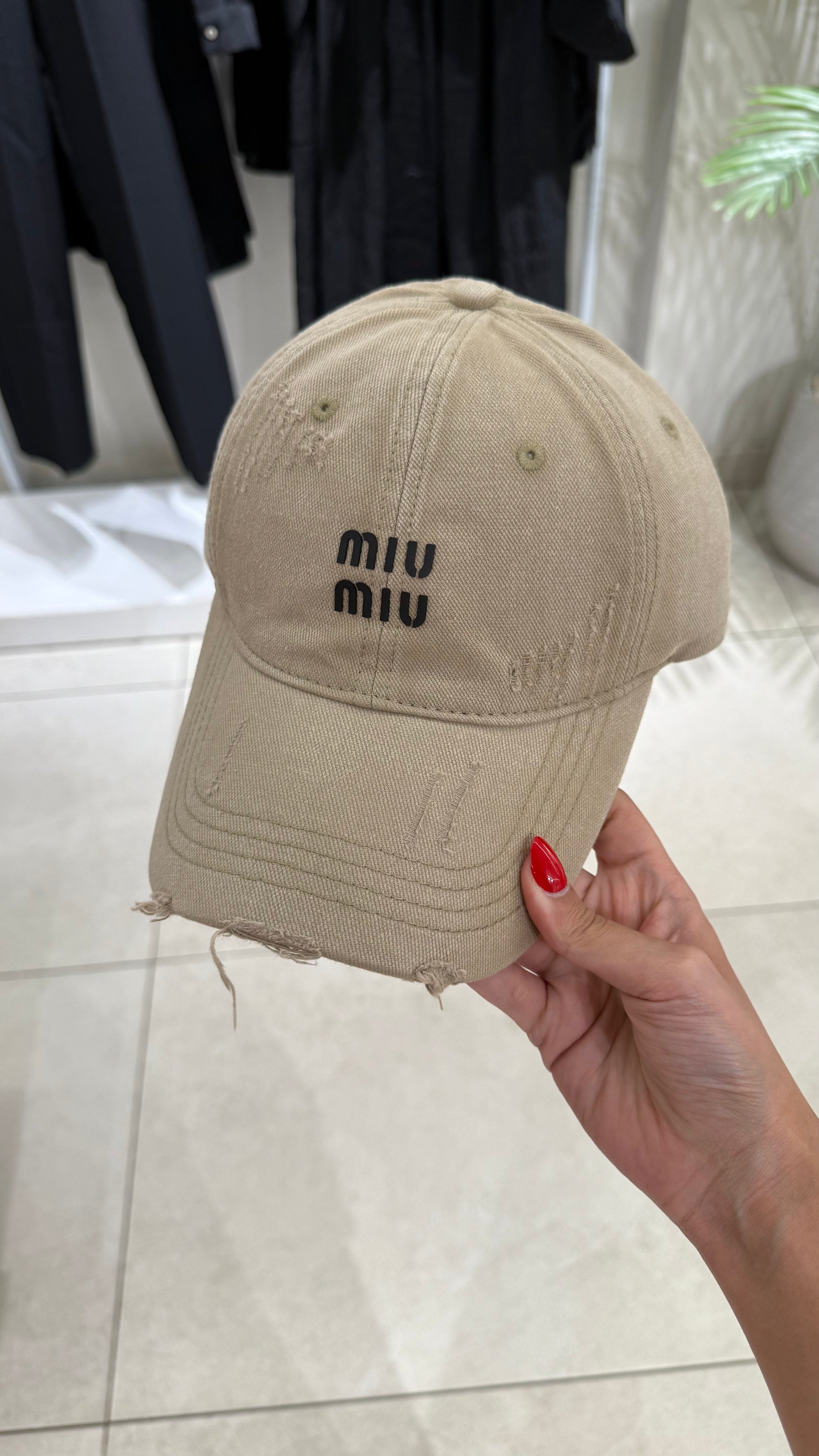 MIU MIU Cap - Beige