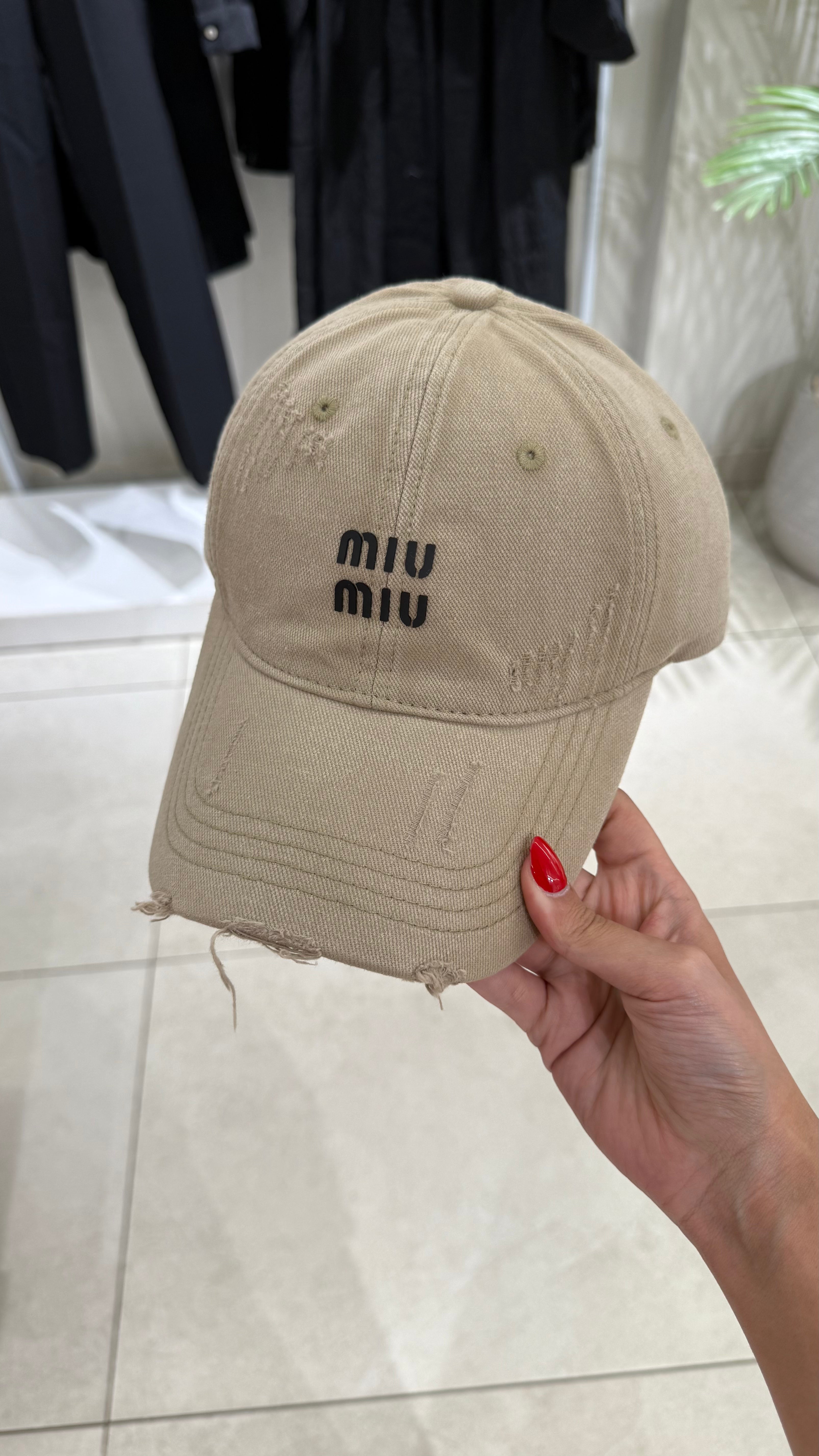 MIU MIU Cap - Beige