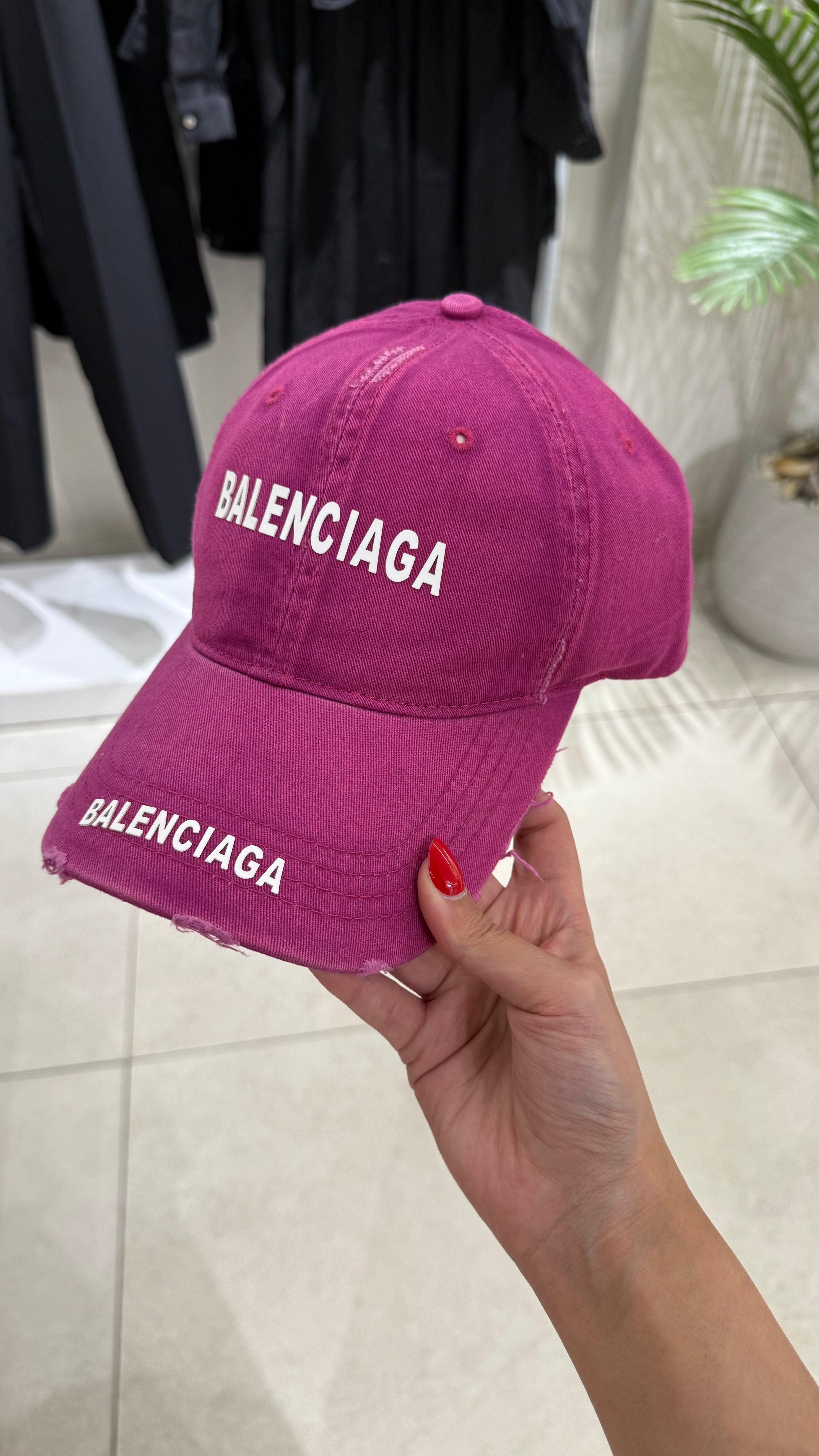 BALENCIAGA Cap - Hot Pink