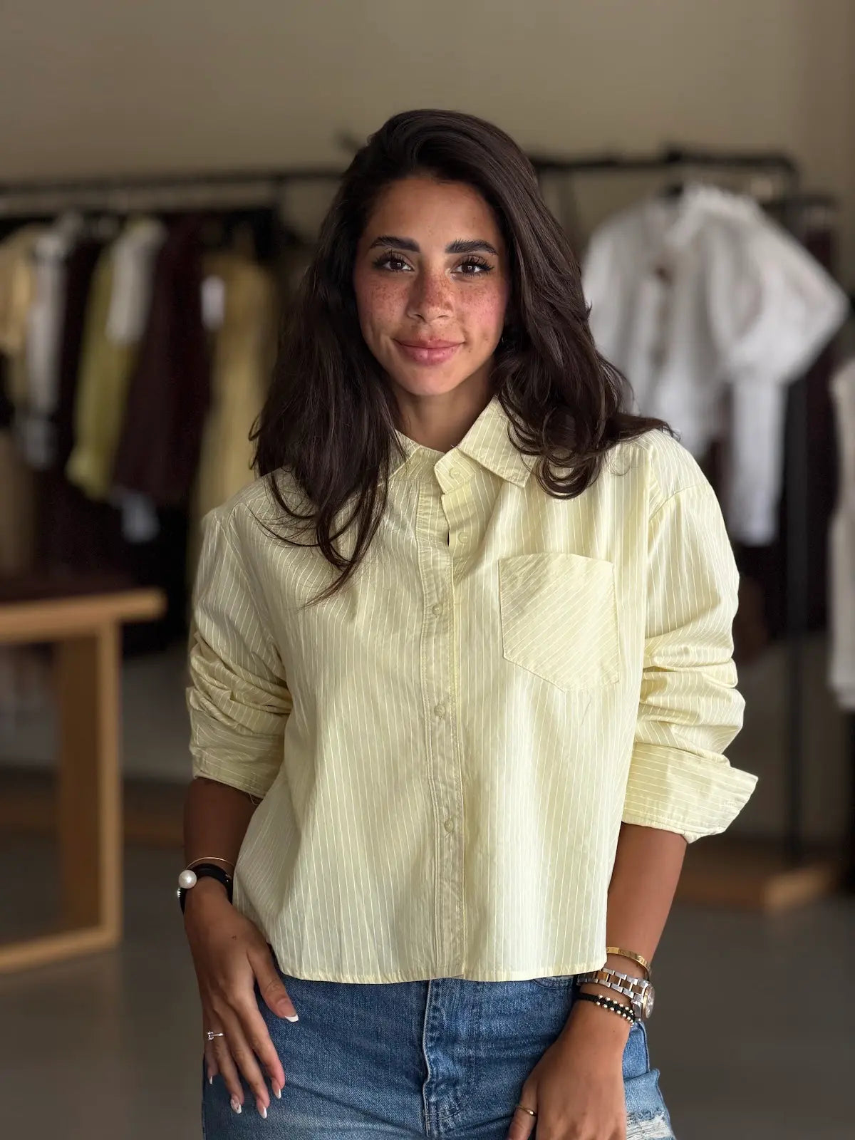 Stripped yellow  Shirt