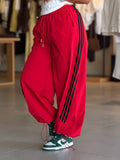 Palazzo Pants - red