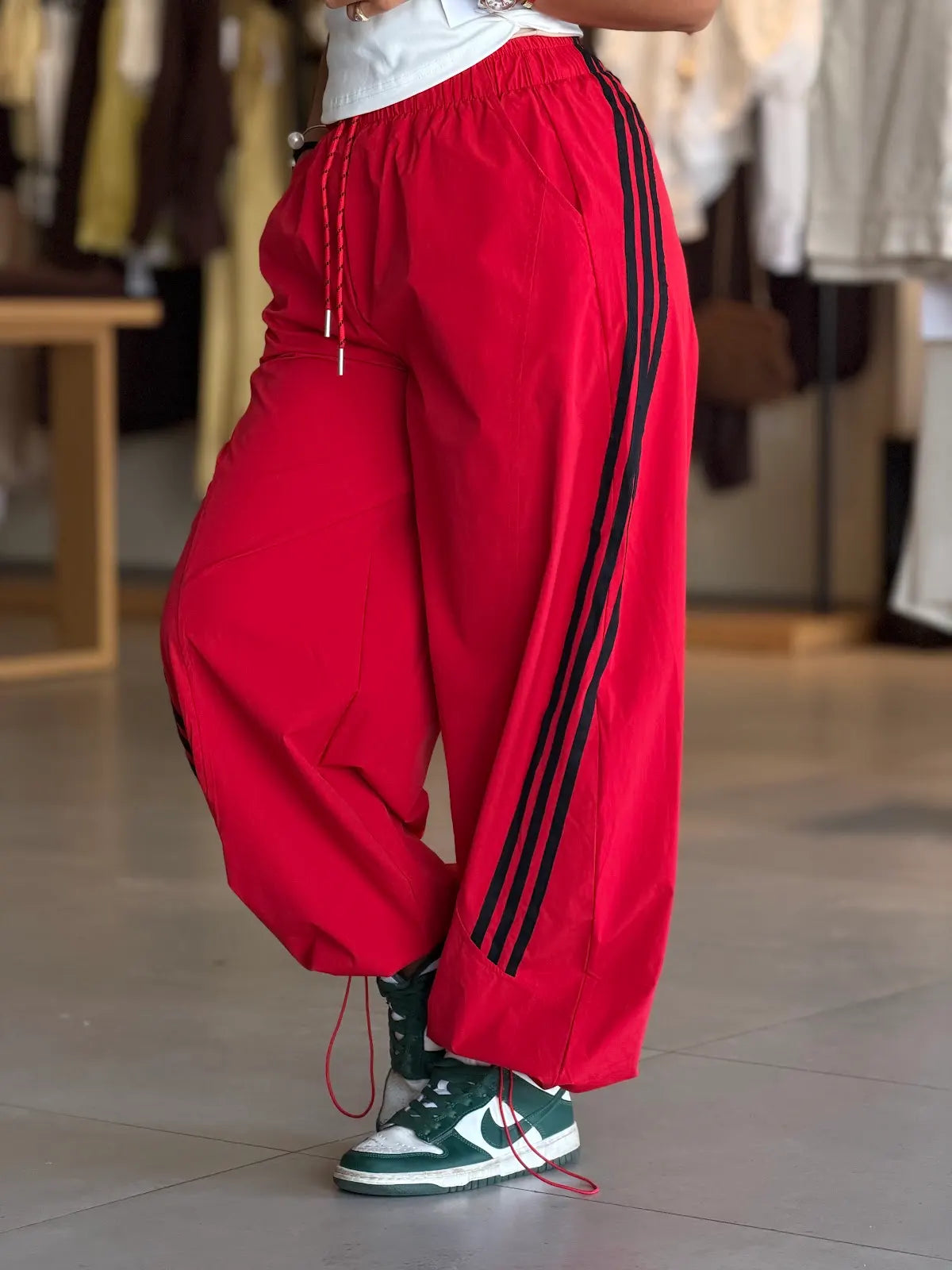 Palazzo Pants - red