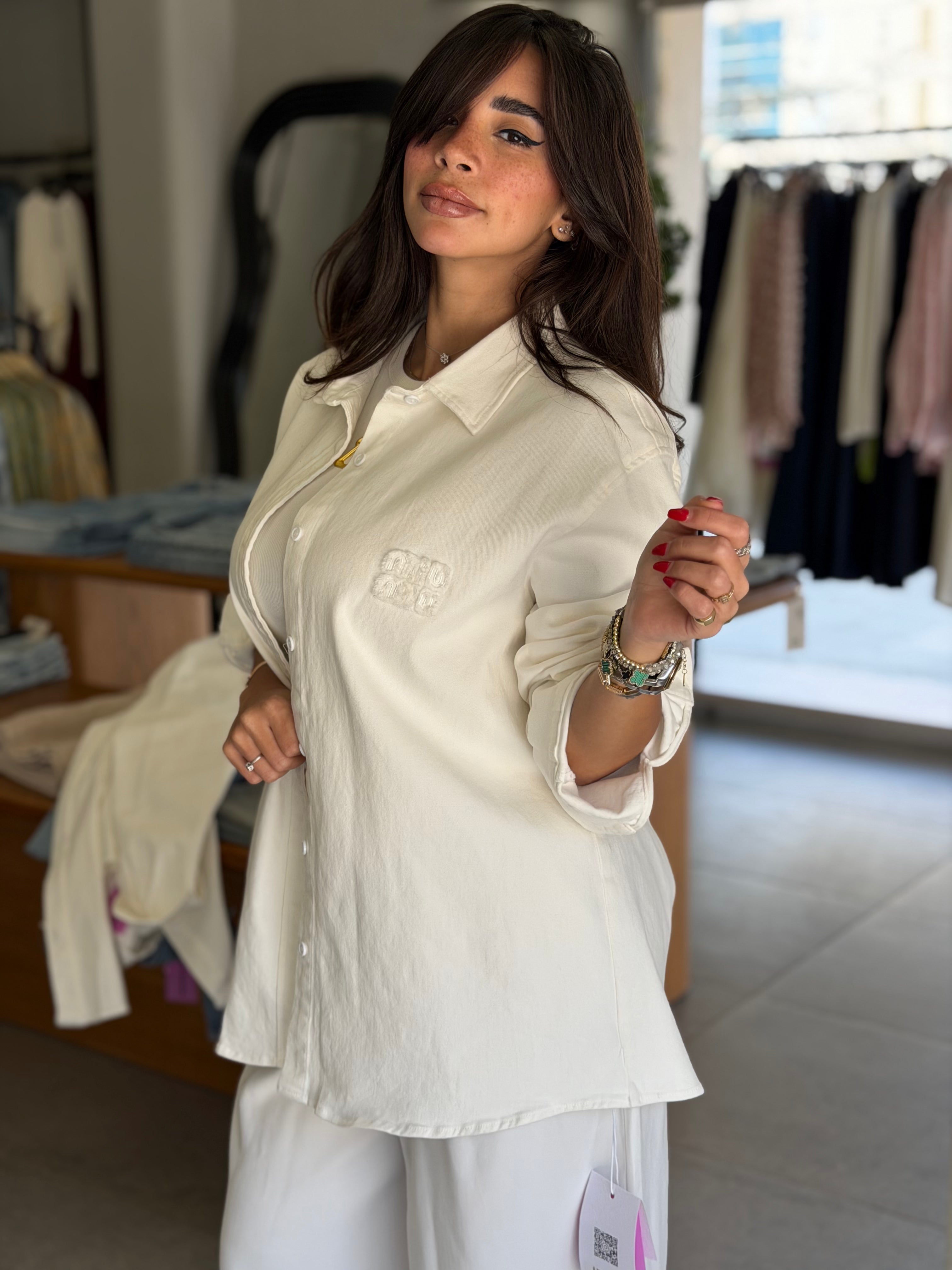 Miumiu Deinm Jacket  - White