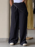 Elegant Linen Pants- Black
