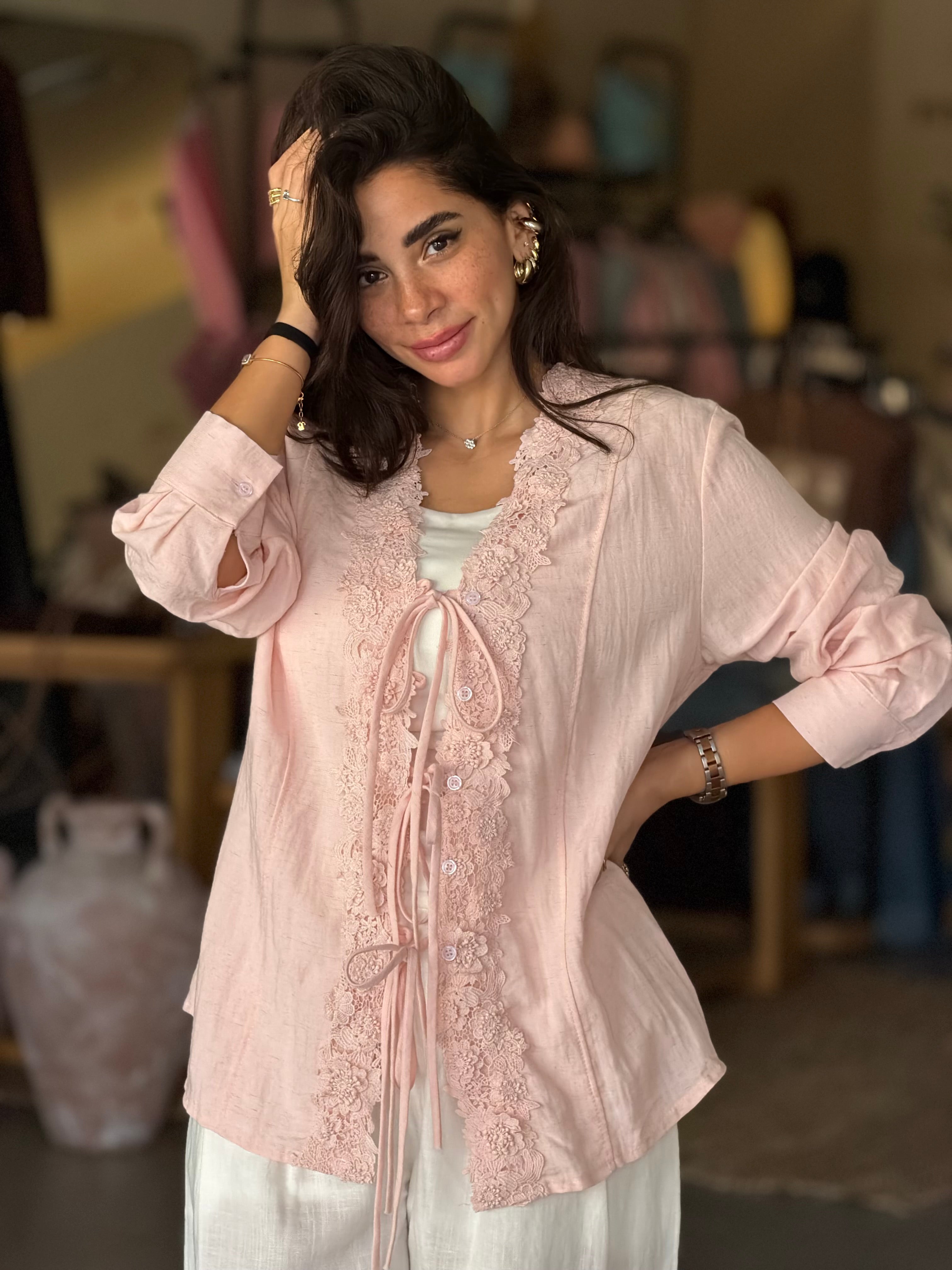 Flora Shirt - Pink