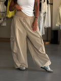 Rustic sarouel trousers