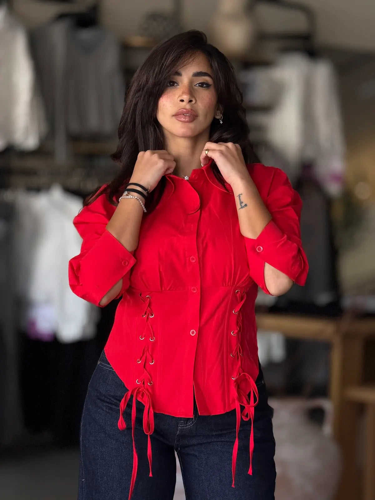 Rouge Corset shirt