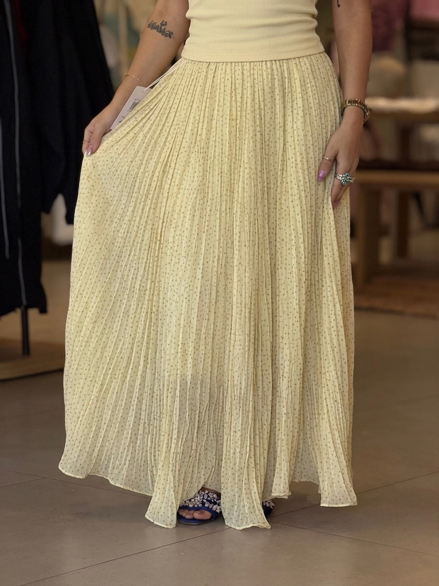 Polka dots skirt - Yellow