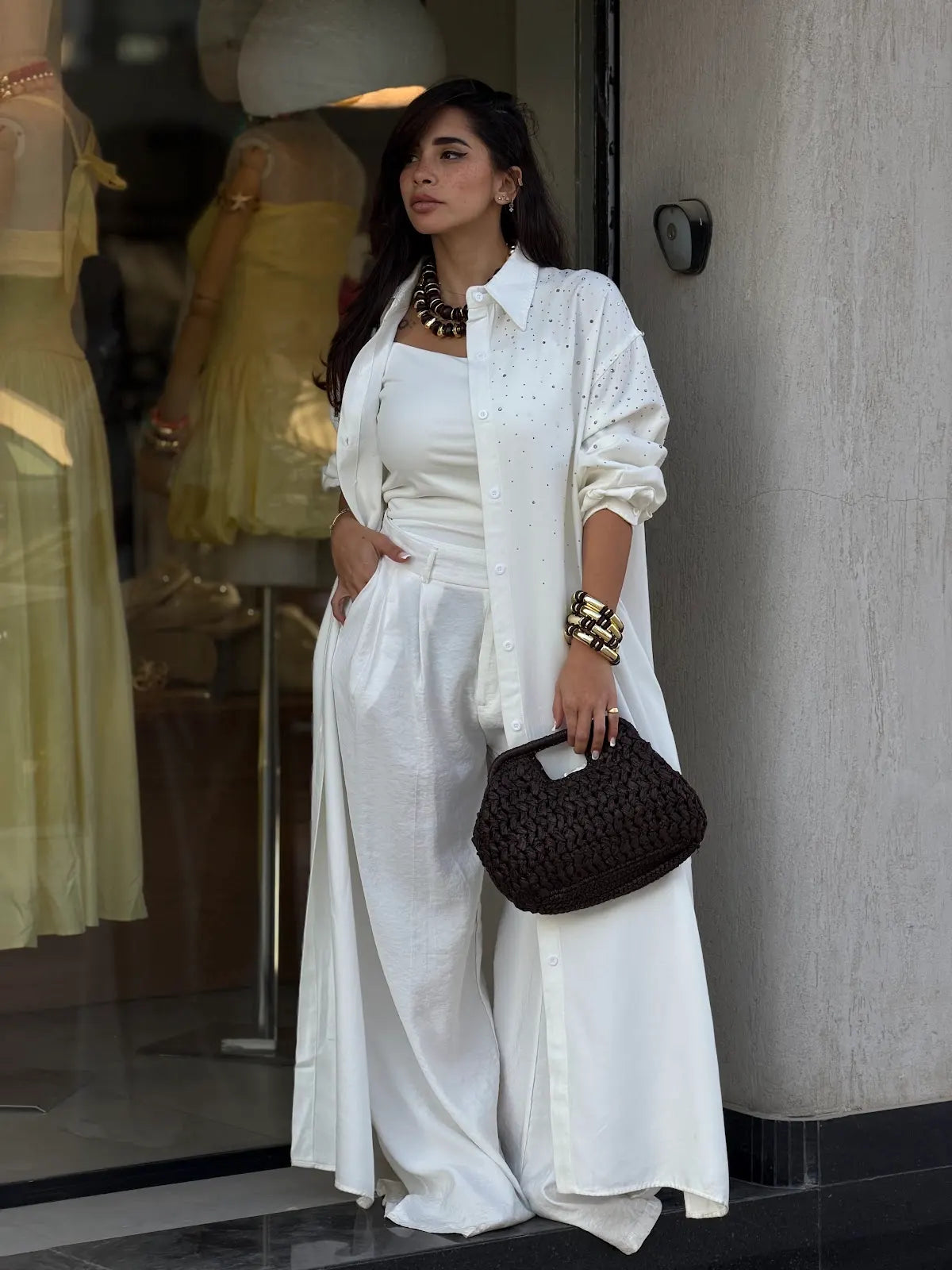 Spark Dress - White