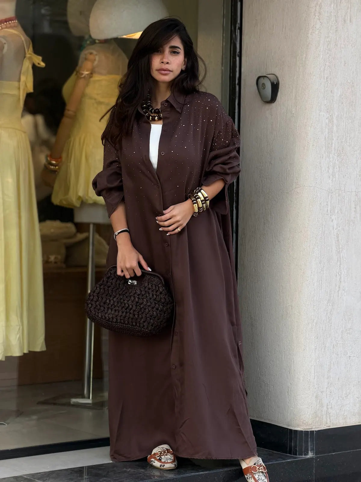 Spark Dress - Brown
