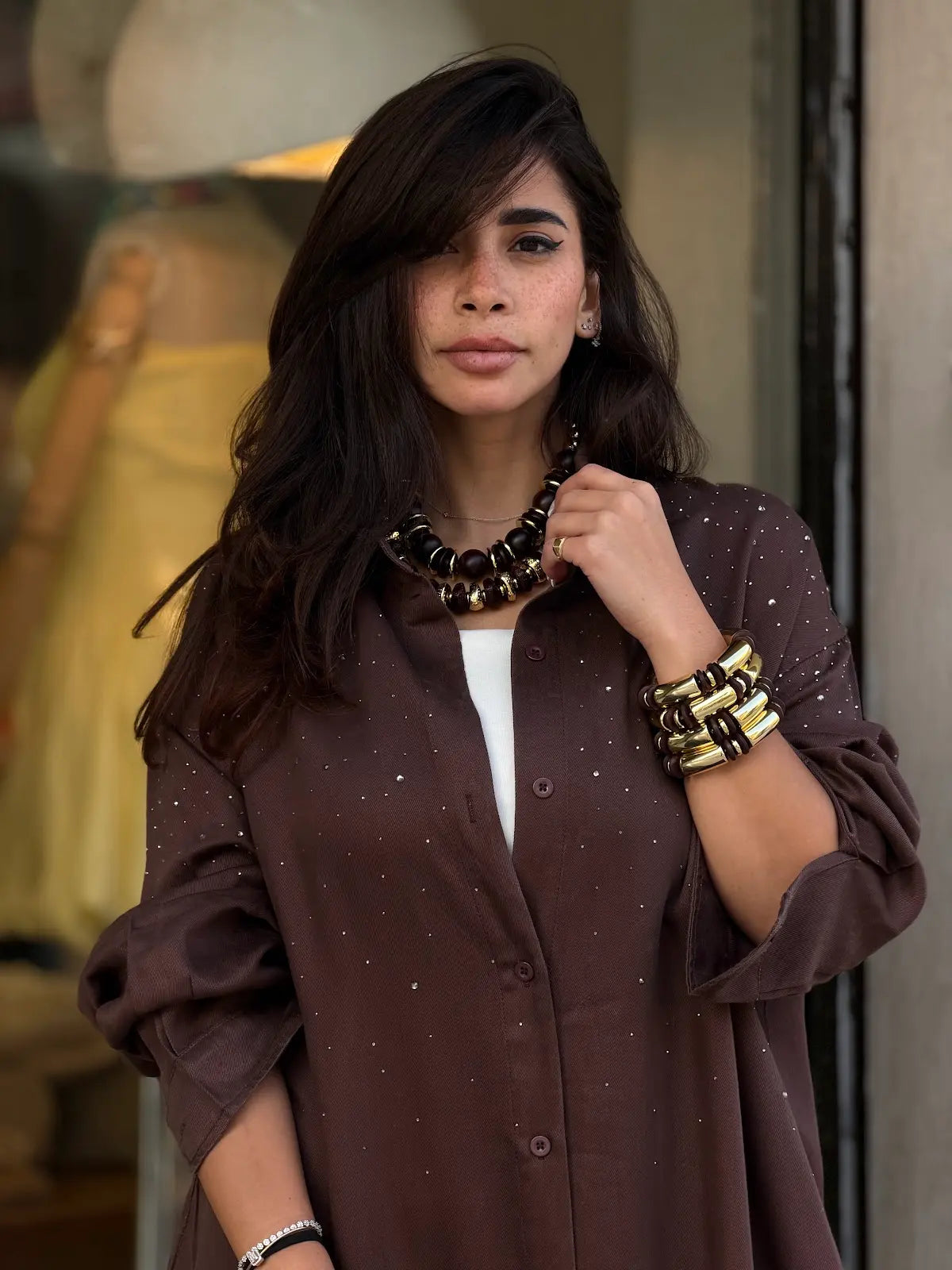 Spark Dress - Brown