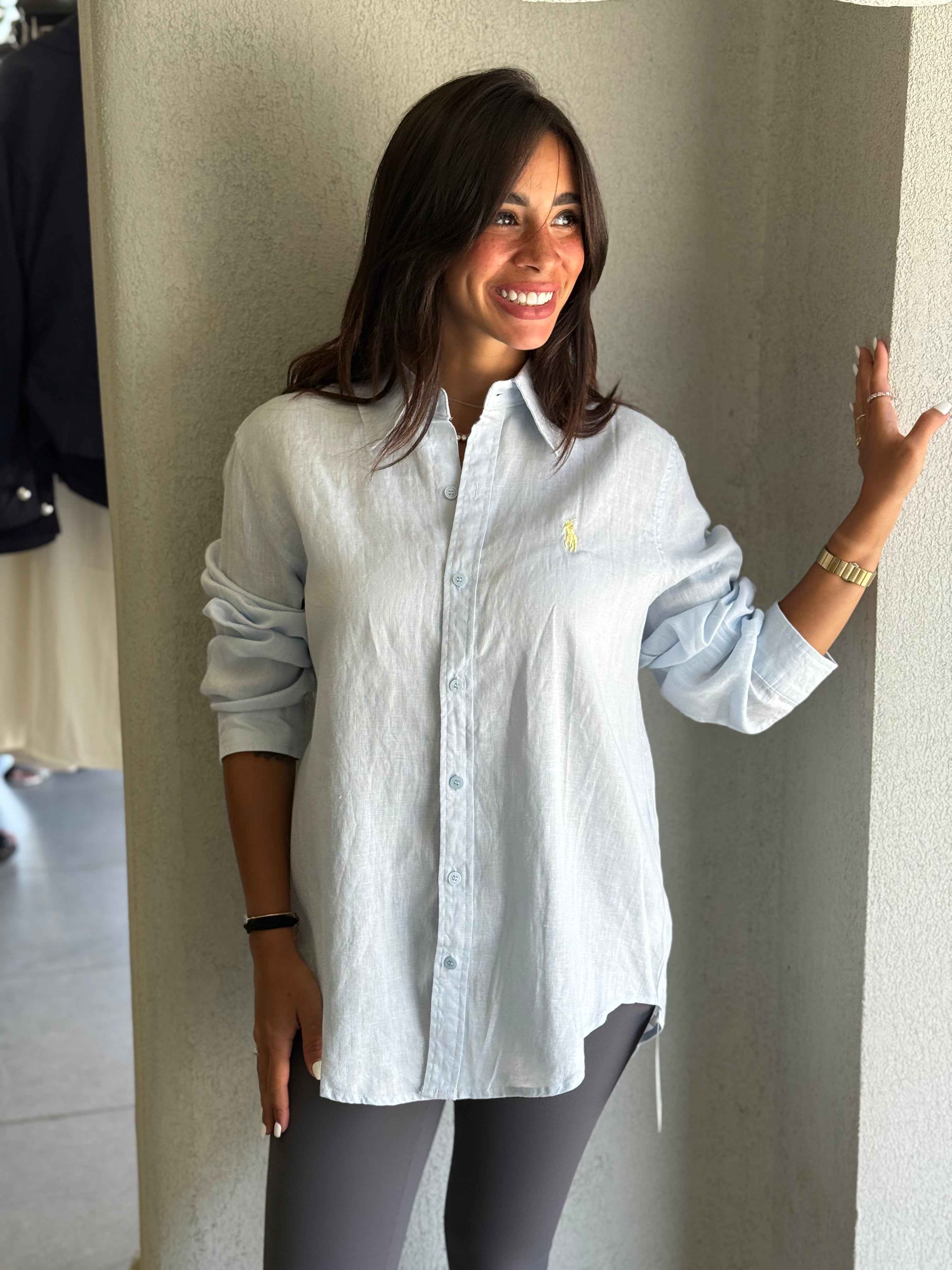 RL linen Pure Shirt
