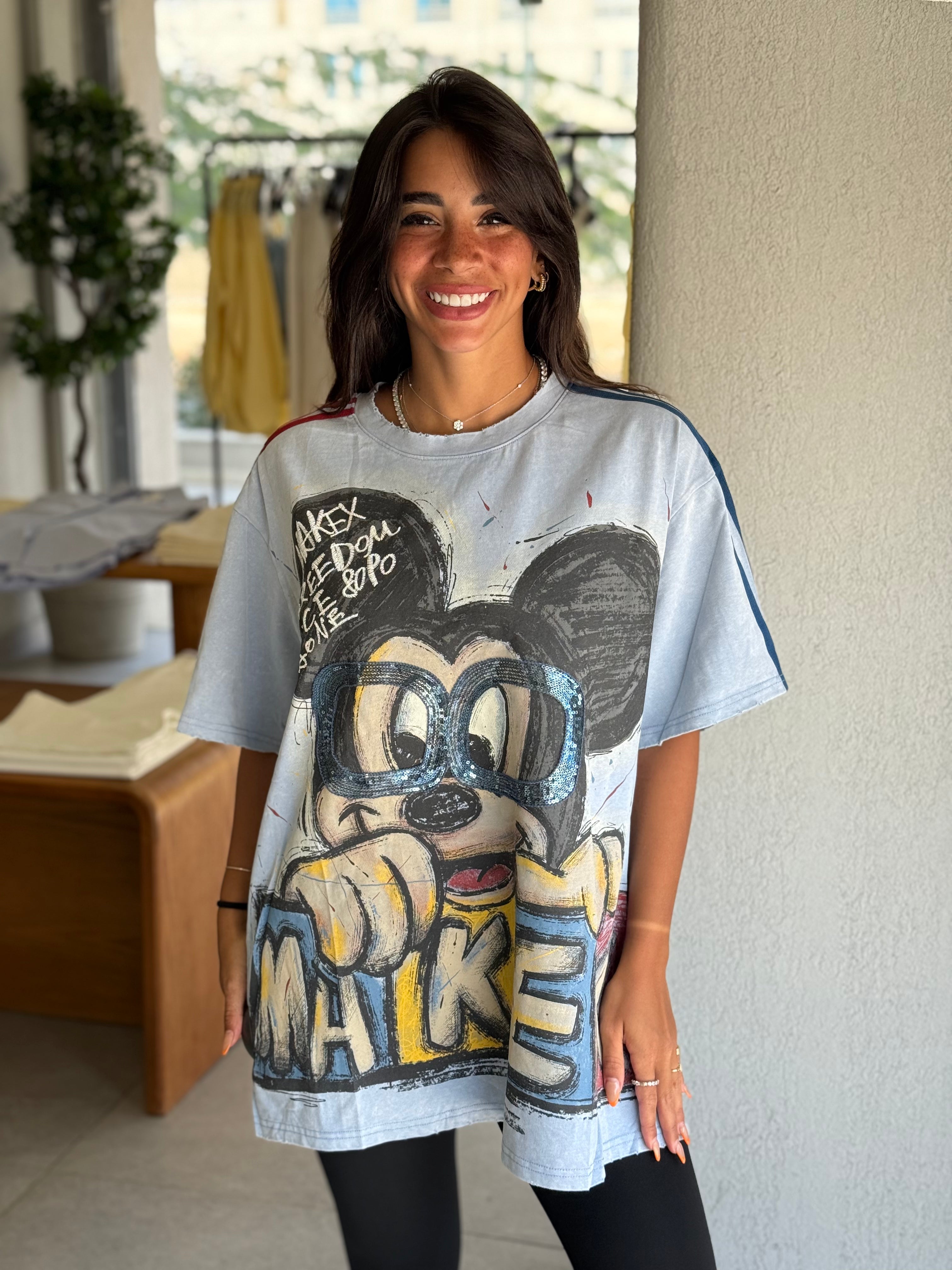 Mickey T- Shirt - Baby Blue