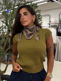 The Knit Pullover With Scarf