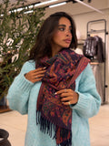 Paisley Scarves - Navy
