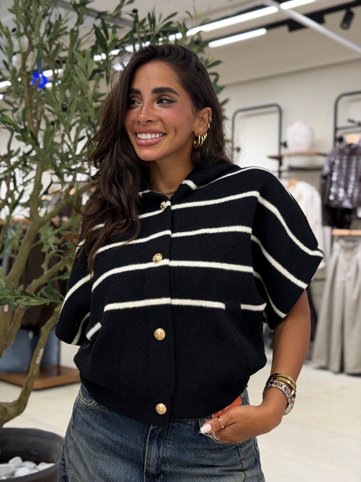 Stirped Wool Sweater