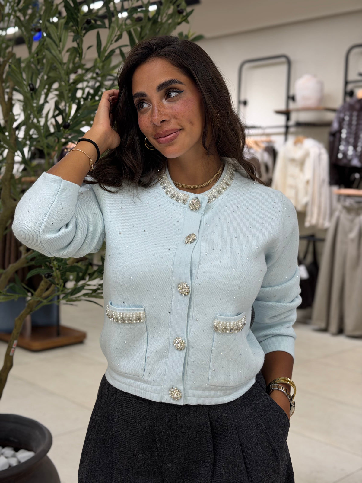 Stones Jacket - Baby Blue