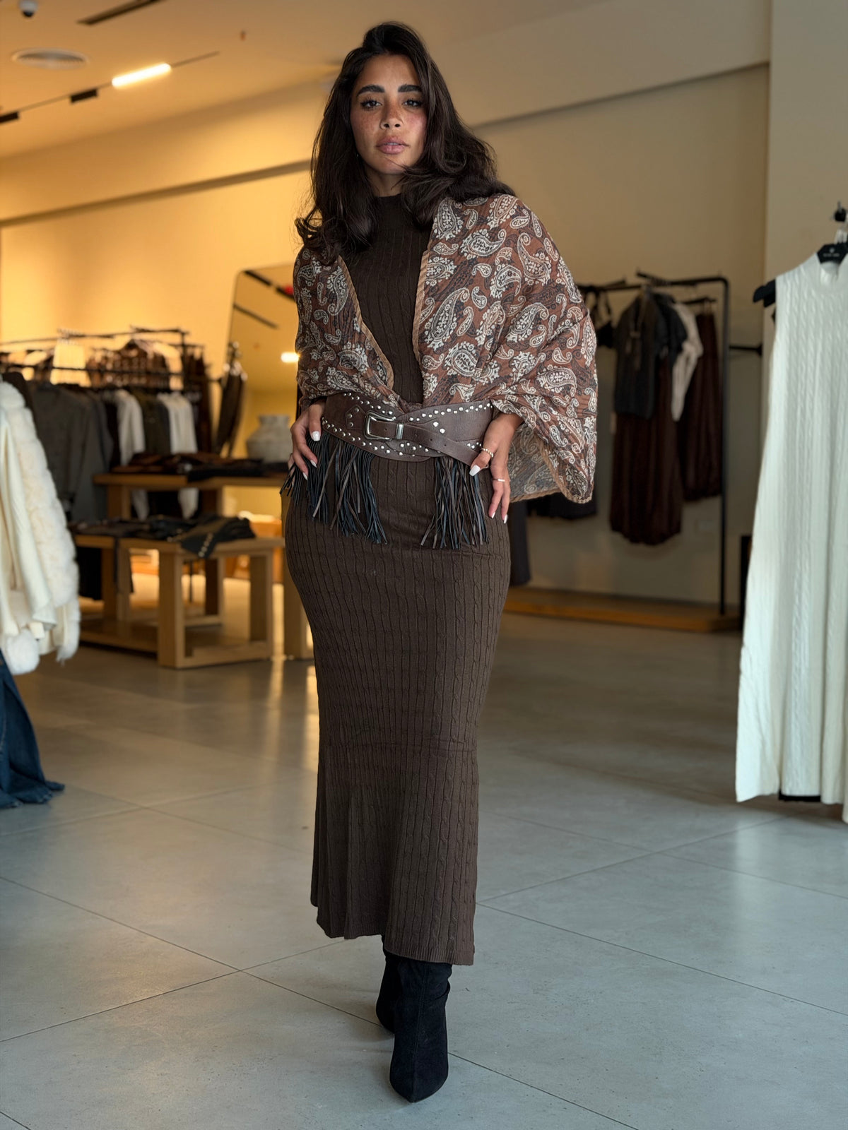 knitwear Dress - Brown