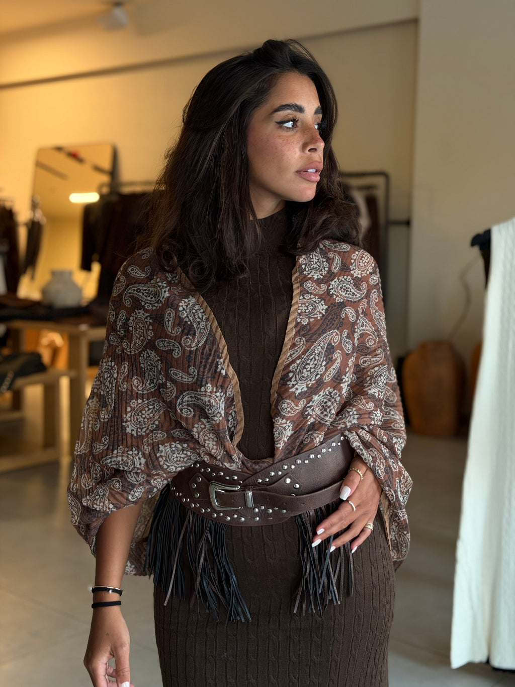 knitwear Dress - Brown