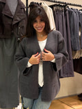 Wool cardigan -  Grey