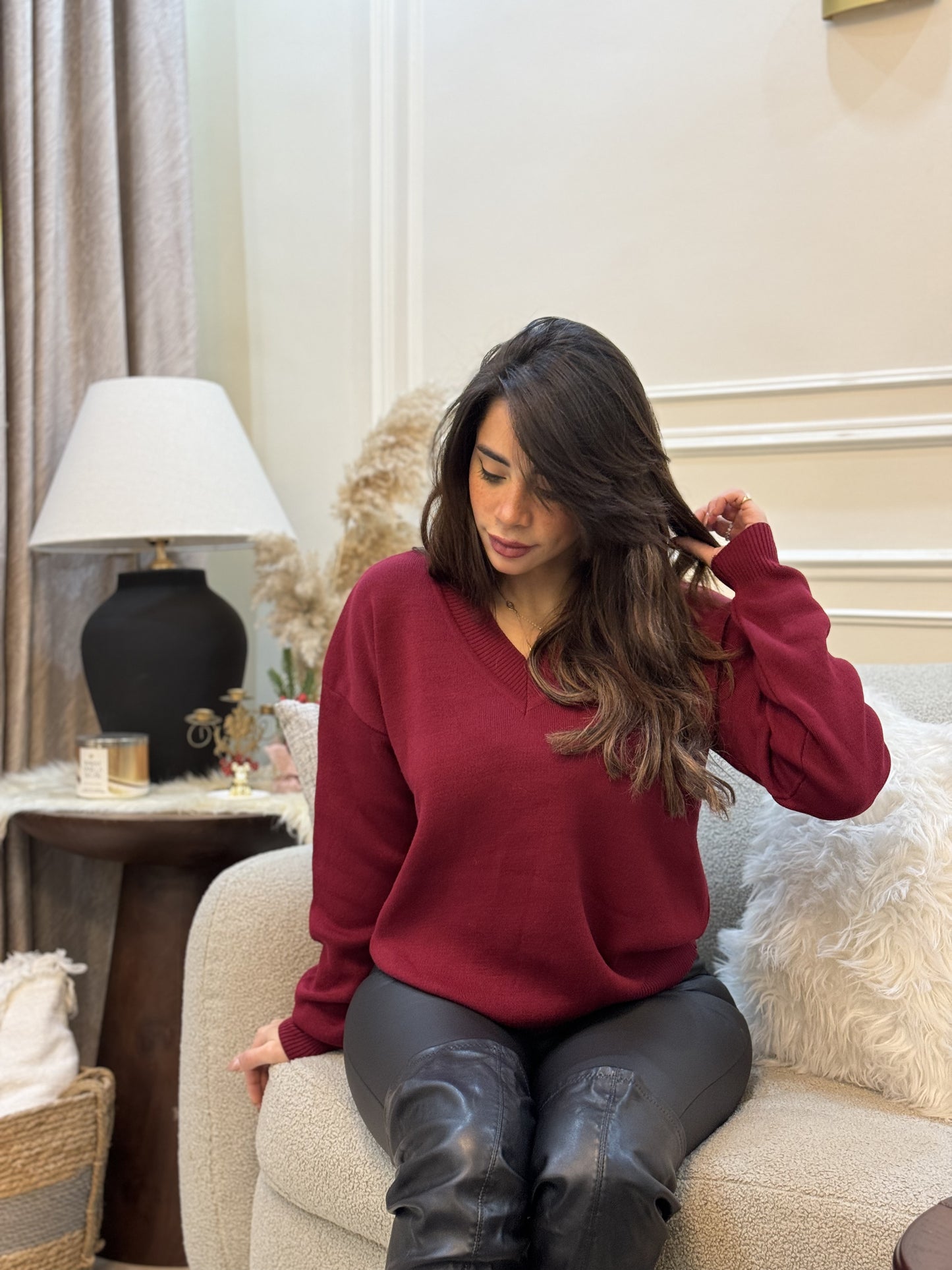 V-neck Pullover