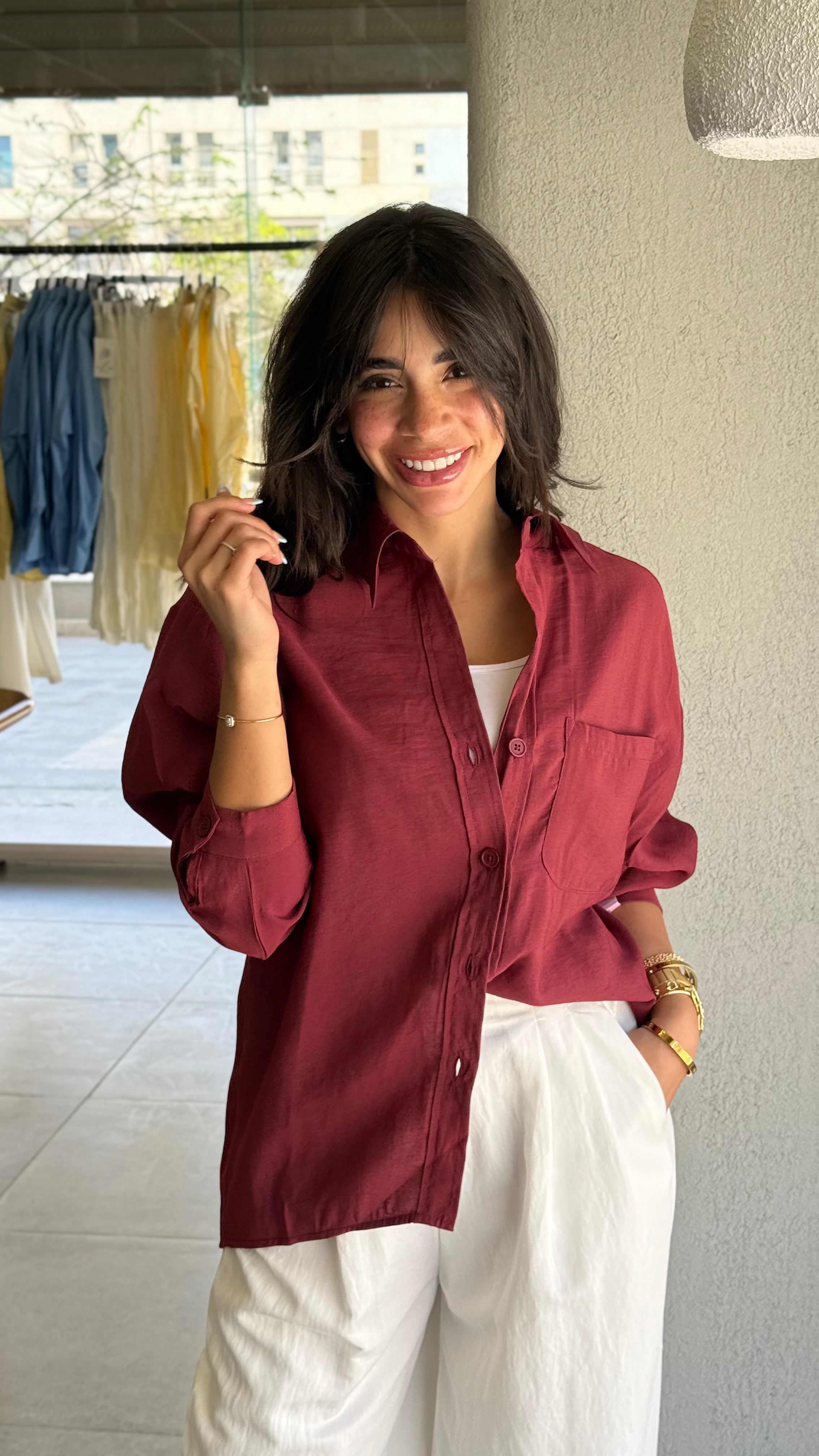 Just Like Me Shirt - Maroon