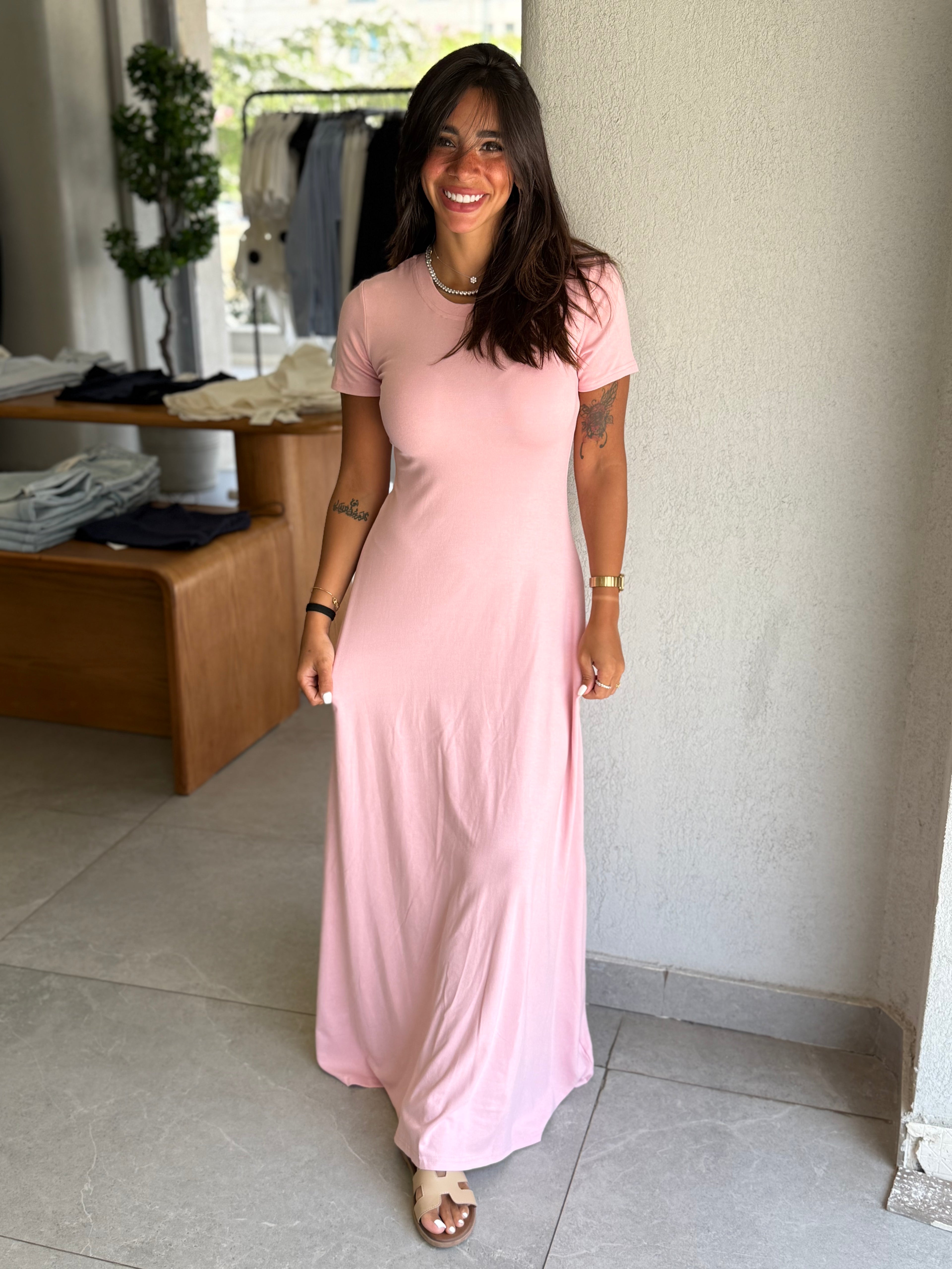 Basic Dress - Pink
