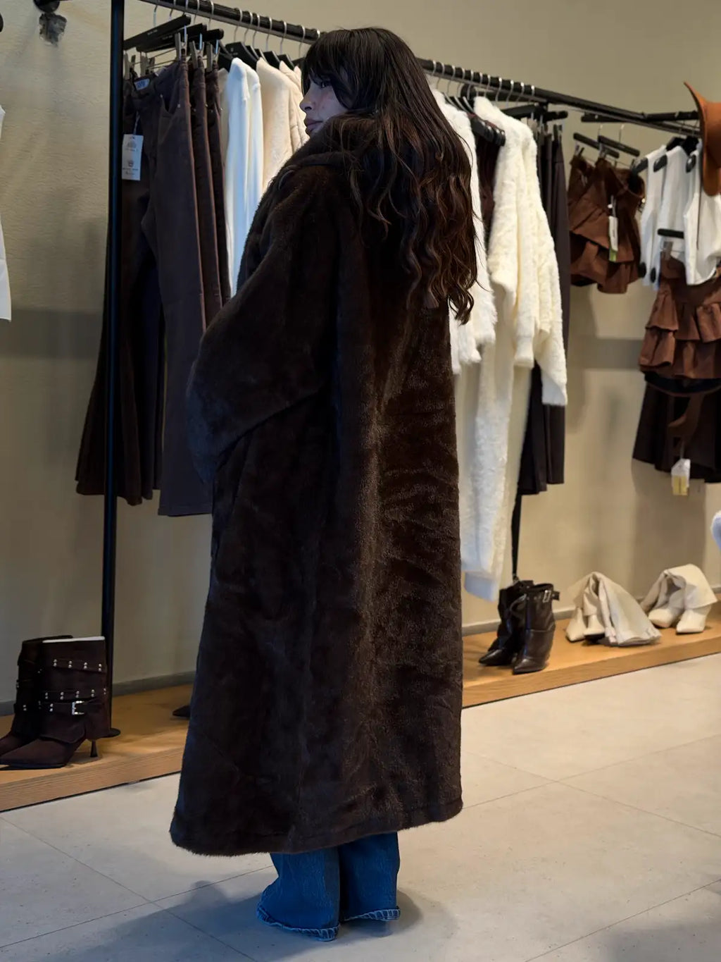 Fur jacket - Brown