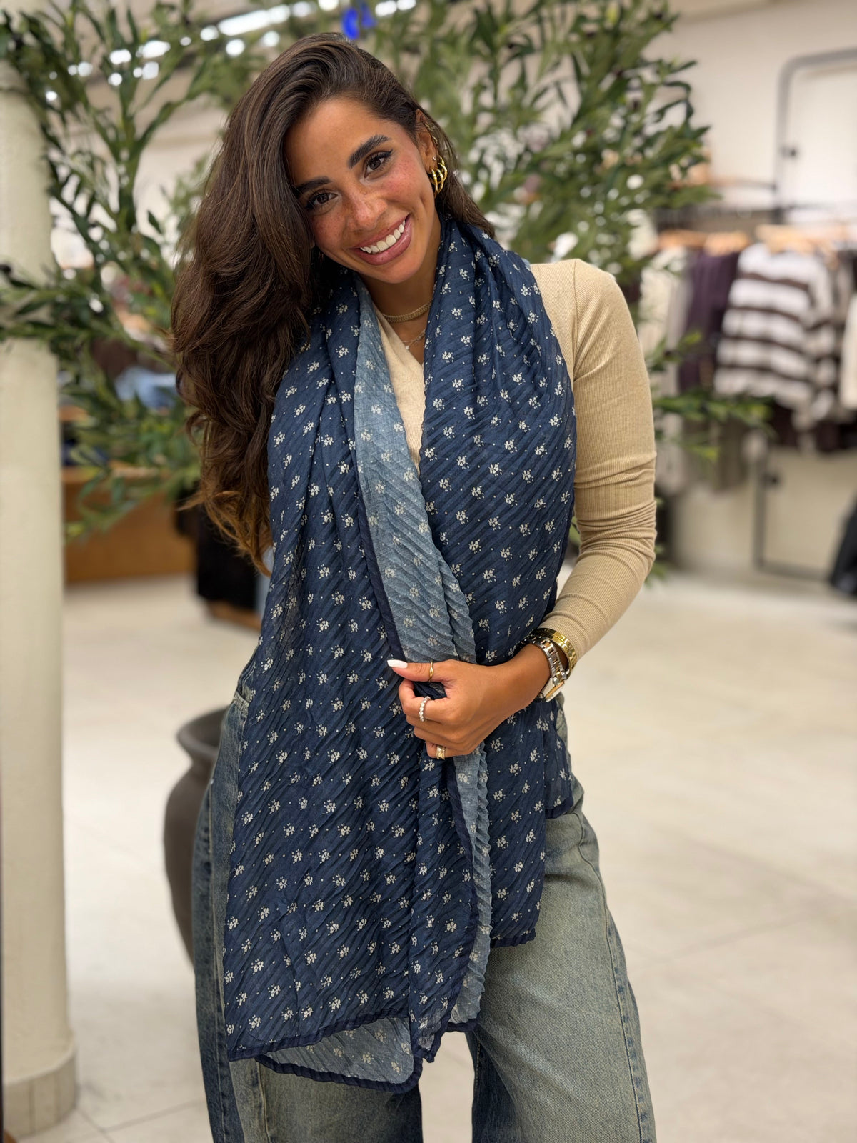 Warmy Scarves - Navy