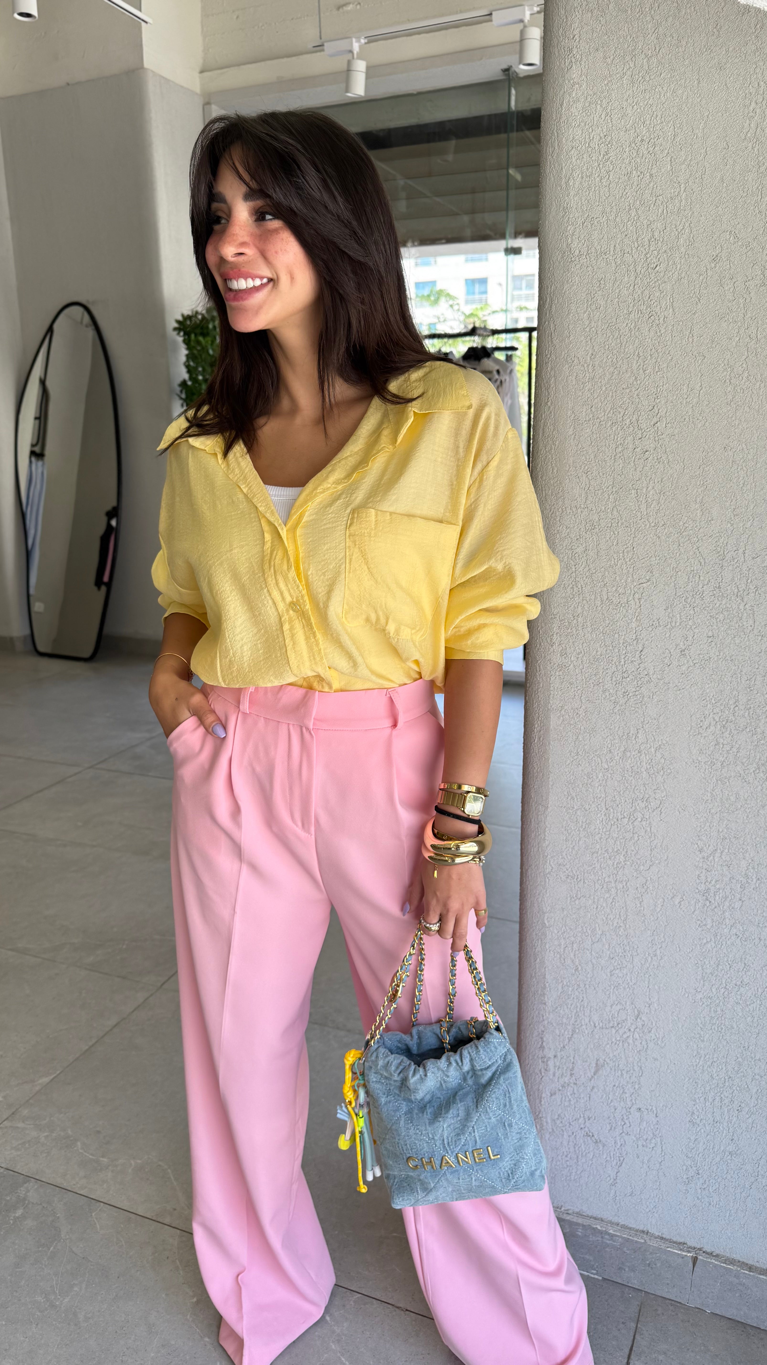Flowy Shirt - Yellow