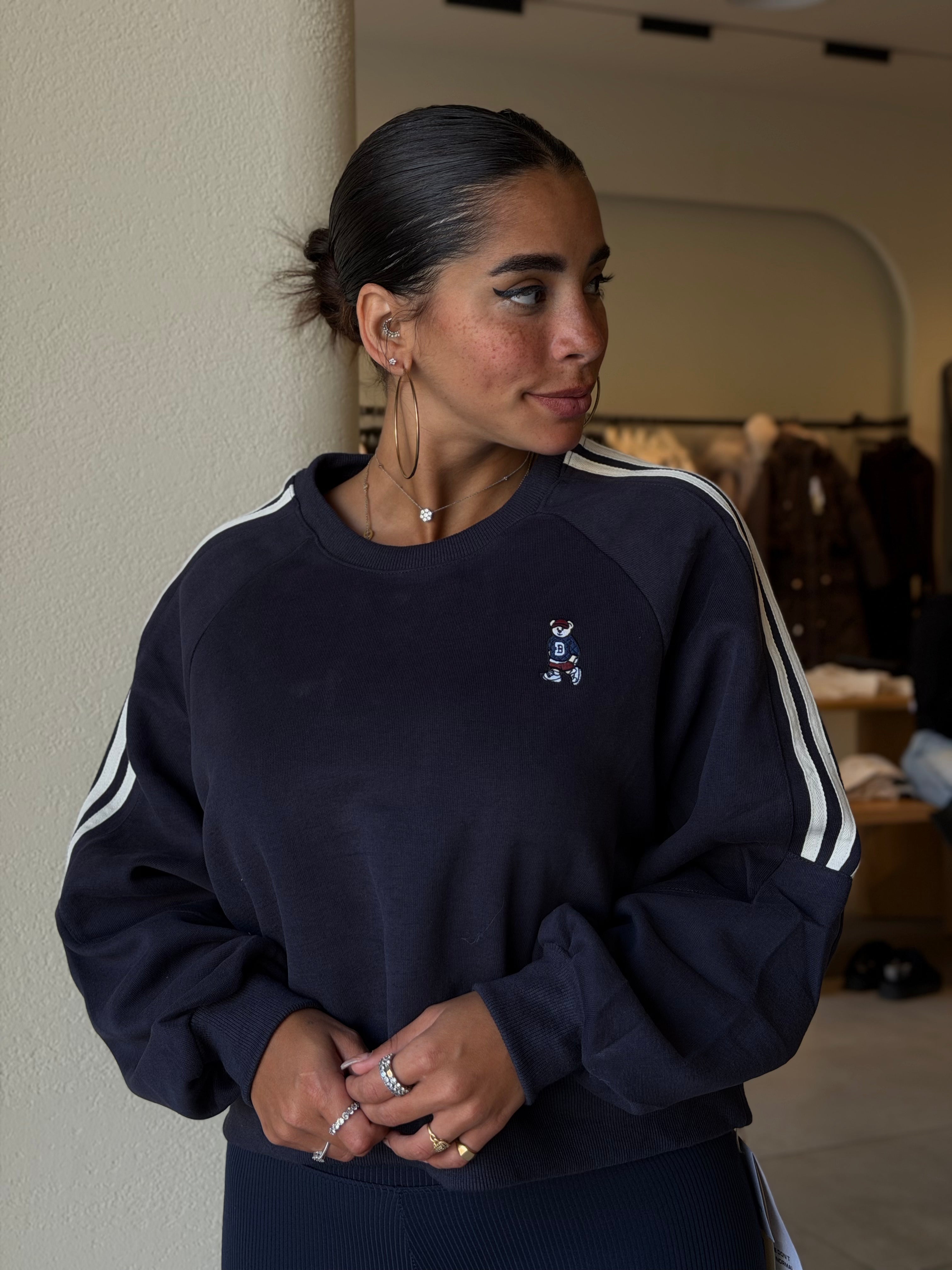 crewneck sweatshirt - Navy