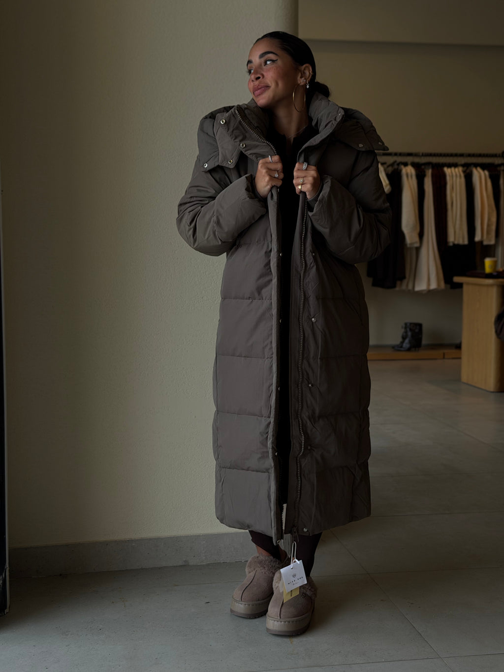 Puffer jacket  -Cafe