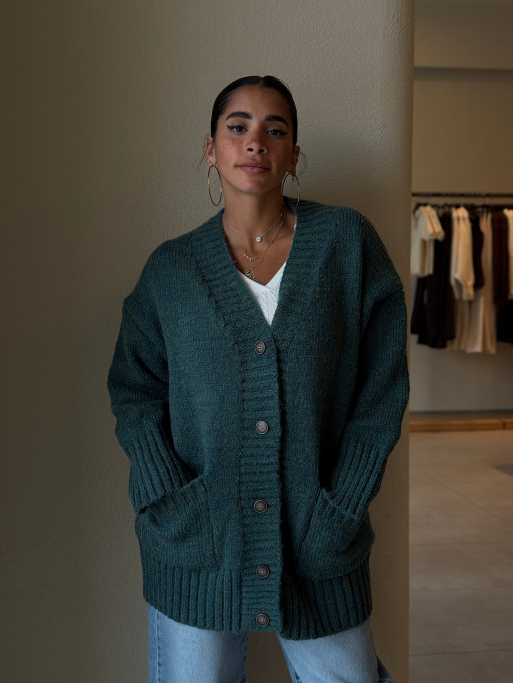 Kint Cardigan - Olive