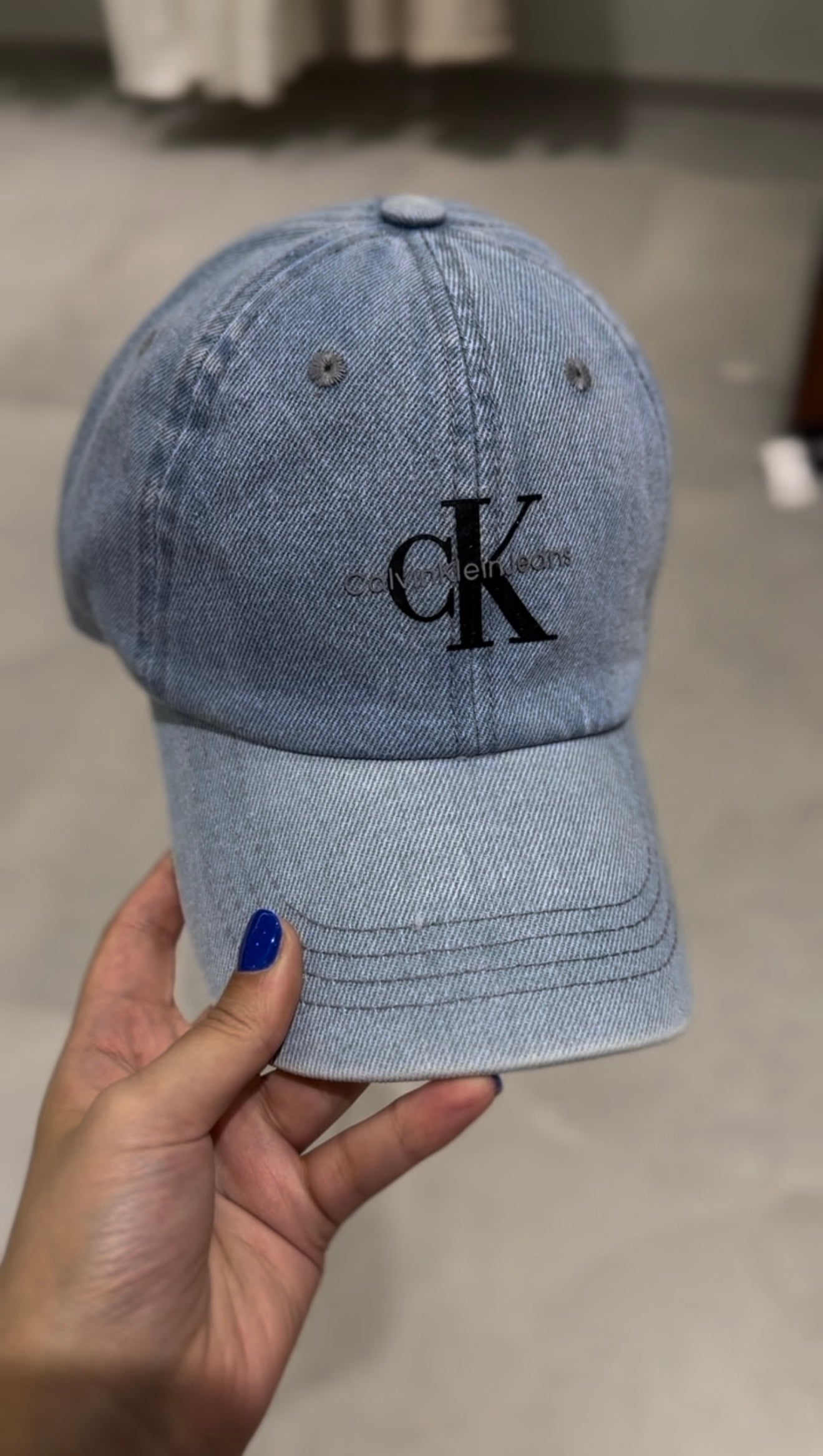 CK Cap - Denim