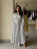 Dot Chic Dress- White