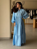 Dot Dress-  Baby blue