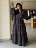 Dot Dress-  Black