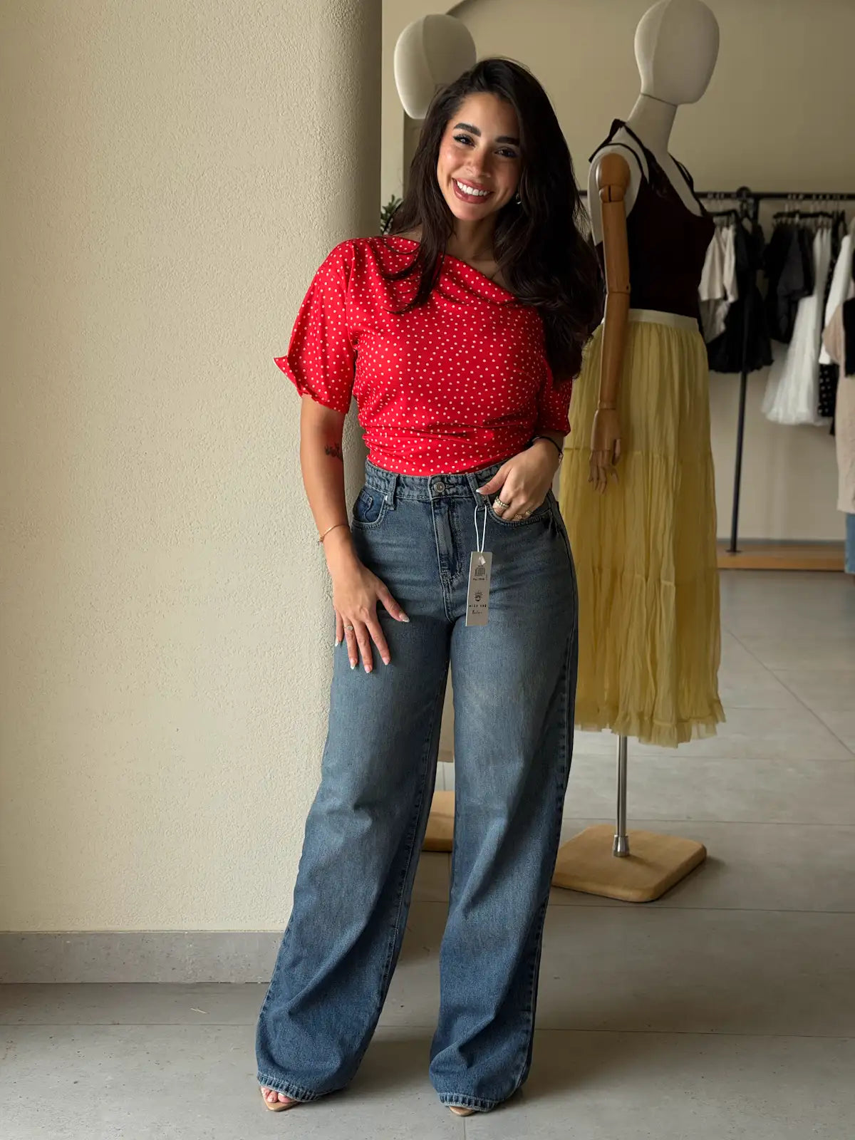 Dot Top- Red