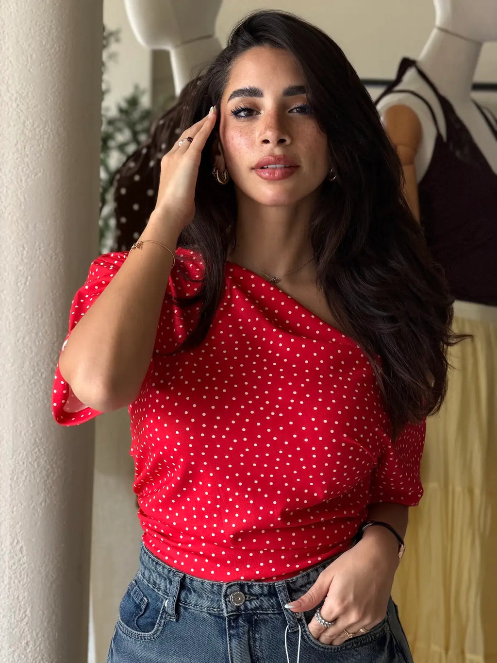 Dot Top- Red
